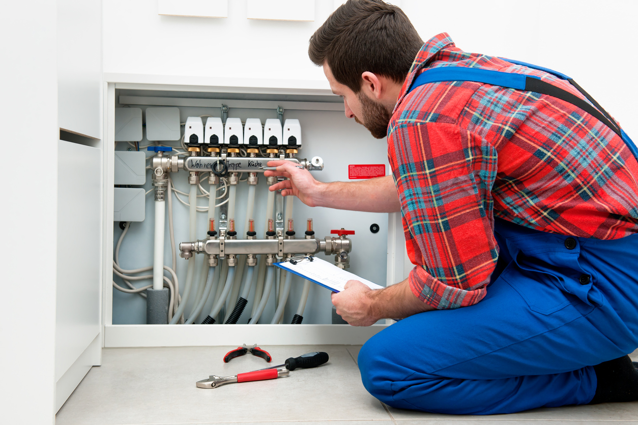 Technician at the work Technician at the work